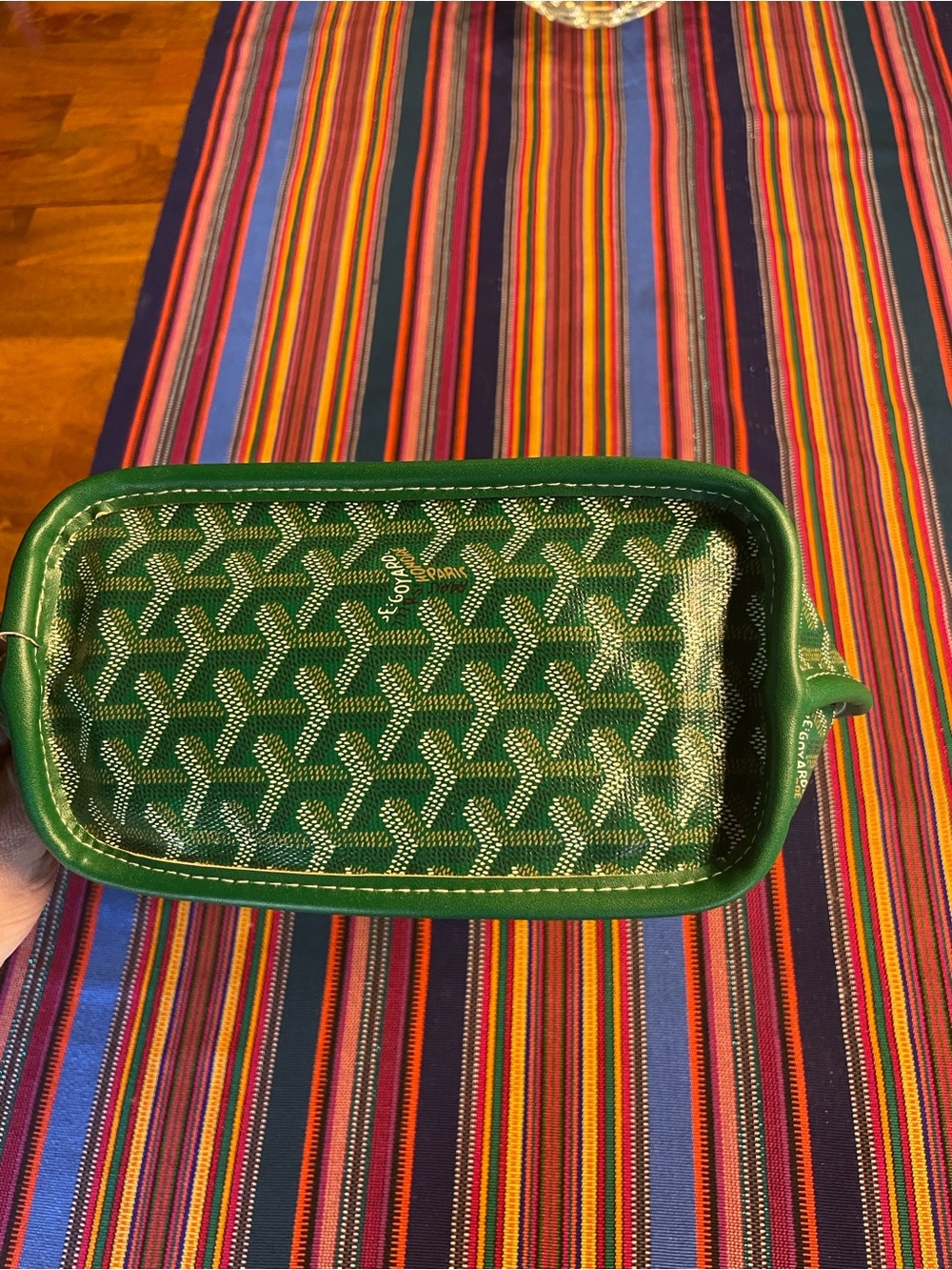 Green Mini Anjou Dupe Tote - Picture 6 of 11